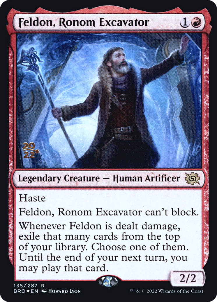 Feldon, Ronom Excavator (PBRO-135S) - The Brothers' War Promos Foil - Premium MTG Single from Wizards of the Coast - Just $1.30! Shop now at Game Crave Tournament Store