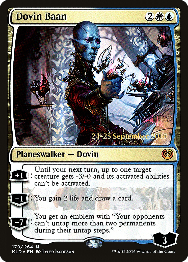 Dovin Baan (PKLD-179S) - Kaladesh Promos Foil - Premium MTG Single from Wizards of the Coast - Just $0.22! Shop now at Game Crave Tournament Store