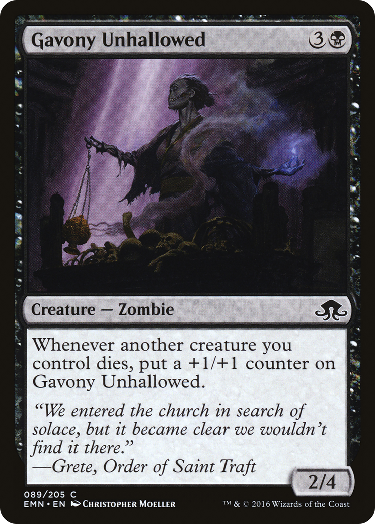 Gavony Unhallowed (EMN-089) - Eldritch Moon - Premium MTG Single from Wizards of the Coast - Just $0.08! Shop now at Game Crave Tournament Store
