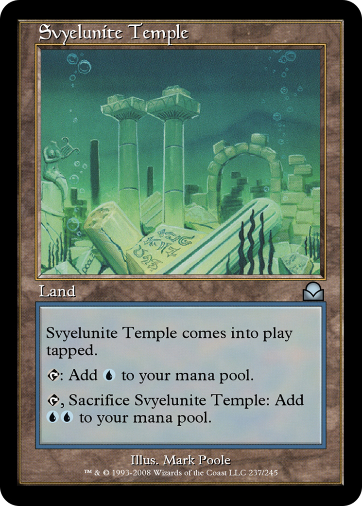 Svyelunite Temple (ME2-237) - Masters Edition II Foil - Premium MTG Single from Wizards of the Coast - Just $0! Shop now at Game Crave Tournament Store