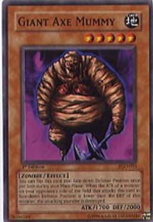 Giant Axe Mummy (PGD-023) - Pharaonic Guardian Unlimited - Premium Yugioh Single from Konami - Just $0.26! Shop now at Game Crave Tournament Store