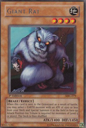 Giant Rat (MRL-079) - Magic Ruler Unlimited - Premium Yugioh Single from Konami - Just $0.62! Shop now at Game Crave Tournament Store