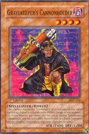 Gravekeeper's Cannonholder (PGD-066) - Pharaonic Guardian Unlimited - Premium Yugioh Single from Konami - Just $0.25! Shop now at Game Crave Tournament Store