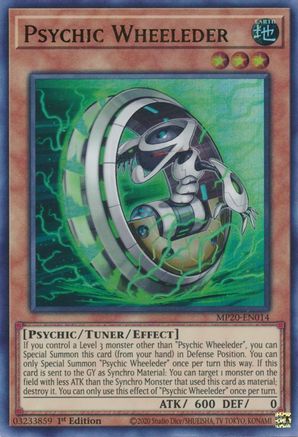 Psychic Wheeleder (MP20-EN014) - 2020 Tin of Lost Memories 1st Edition - Premium Yugioh Single from Konami - Just $0.59! Shop now at Game Crave Tournament Store