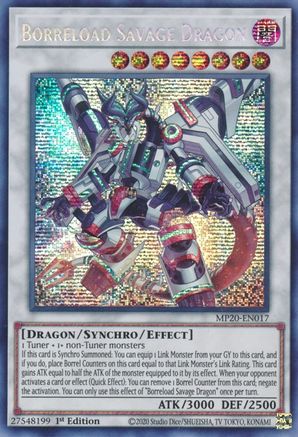 Borreload Savage Dragon (MP20-EN017) - 2020 Tin of Lost Memories 1st Edition - Premium Yugioh Single from Konami - Just $0.56! Shop now at Game Crave Tournament Store