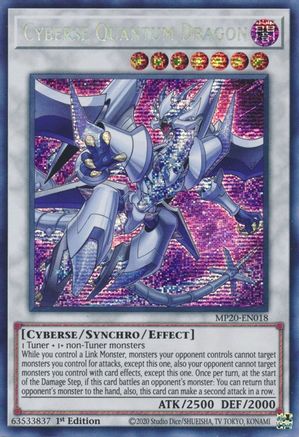 Cyberse Quantum Dragon (MP20-EN018) - 2020 Tin of Lost Memories 1st Edition - Premium Yugioh Single from Konami - Just $0.22! Shop now at Game Crave Tournament Store