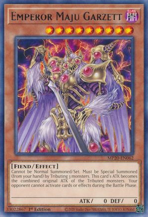 Emperor Maju Garzett (MP20-EN062) - 2020 Tin of Lost Memories 1st Edition - Premium Yugioh Single from Konami - Just $0.25! Shop now at Game Crave Tournament Store