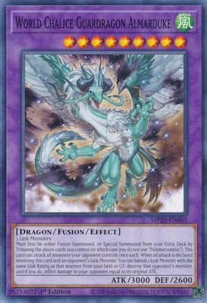 World Chalice Guardragon Almarduke (MP20-EN065) - 2020 Tin of Lost Memories 1st Edition - Premium Yugioh Single from Konami - Just $0.29! Shop now at Game Crave Tournament Store