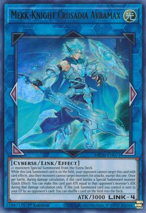 Mekk-Knight Crusadia Avramax (MP20-EN071) - 2020 Tin of Lost Memories 1st Edition - Premium Yugioh Single from Konami - Just $0.25! Shop now at Game Crave Tournament Store