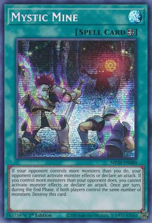 Mystic Mine (MP20-EN080) - 2020 Tin of Lost Memories 1st Edition - Premium Yugioh Single from Konami - Just $1.11! Shop now at Game Crave Tournament Store