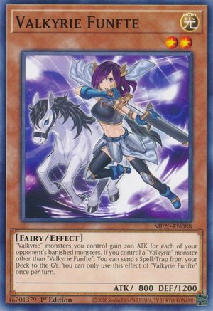 Valkyrie Funfte (MP20-EN088) - 2020 Tin of Lost Memories 1st Edition - Premium Yugioh Single from Konami - Just $0.08! Shop now at Game Crave Tournament Store
