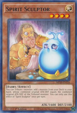 Spirit Sculptor (MP20-EN116) - 2020 Tin of Lost Memories 1st Edition - Premium Yugioh Single from Konami - Just $0.25! Shop now at Game Crave Tournament Store