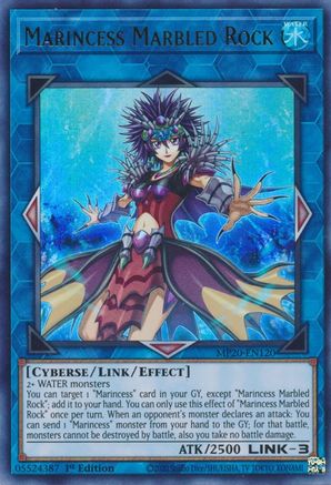 Marincess Marbled Rock (MP20-EN120) - 2020 Tin of Lost Memories 1st Edition - Premium Yugioh Single from Konami - Just $0.25! Shop now at Game Crave Tournament Store