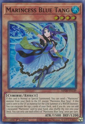 Marincess Blue Tang (MP20-EN149) - 2020 Tin of Lost Memories 1st Edition - Premium Yugioh Single from Konami - Just $0.25! Shop now at Game Crave Tournament Store