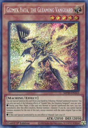 Gizmek Yata, the Gleaming Vanguard (MP20-EN163) - 2020 Tin of Lost Memories 1st Edition - Premium Yugioh Single from Konami - Just $0.27! Shop now at Game Crave Tournament Store