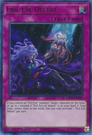 Evil Eye Defeat (MP20-EN242) - 2020 Tin of Lost Memories 1st Edition - Premium Yugioh Single from Konami - Just $0.25! Shop now at Game Crave Tournament Store
