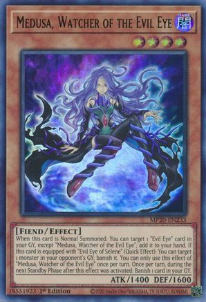 Medusa, Watcher of the Evil Eye (MP20-EN233) - 2020 Tin of Lost Memories 1st Edition - Premium Yugioh Single from Konami - Just $0.34! Shop now at Game Crave Tournament Store