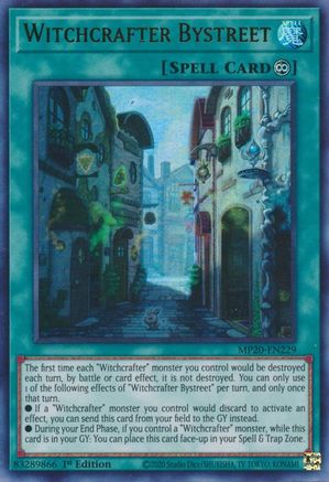 Witchcrafter Bystreet (MP20-EN229) - 2020 Tin of Lost Memories 1st Edition - Premium Yugioh Single from Konami - Just $0.57! Shop now at Game Crave Tournament Store