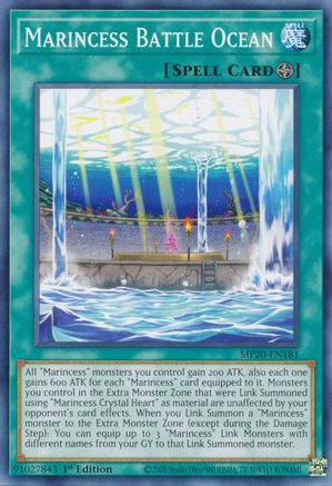 Marincess Battle Ocean (MP20-EN181) - 2020 Tin of Lost Memories 1st Edition - Premium Yugioh Single from Konami - Just $0.08! Shop now at Game Crave Tournament Store
