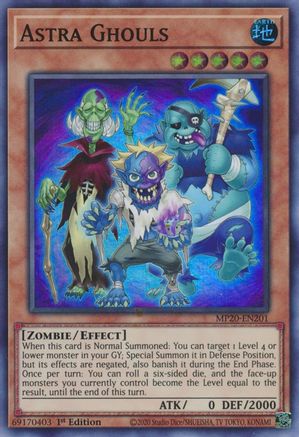 Astra Ghouls (MP20-EN201) - 2020 Tin of Lost Memories 1st Edition - Premium Yugioh Single from Konami - Just $0.08! Shop now at Game Crave Tournament Store