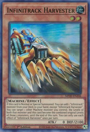 Infinitrack Harvester (MP20-EN206) - 2020 Tin of Lost Memories 1st Edition - Premium Yugioh Single from Konami - Just $2.80! Shop now at Game Crave Tournament Store
