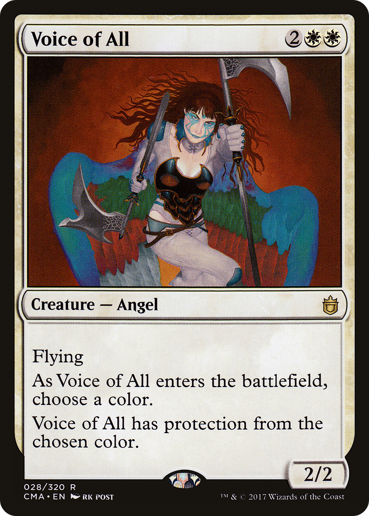 Voice of All (CMA-028) - Commander Anthology - Premium MTG Single from Wizards of the Coast - Just $0.08! Shop now at Game Crave Tournament Store