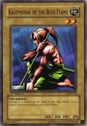 Kagemusha of the Blue Flame (LOB-028) - The Legend of Blue Eyes White Dragon 1st Edition - Premium Yugioh Single from Konami - Just $1.38! Shop now at Game Crave Tournament Store