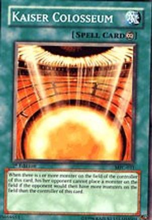 Kaiser Colosseum (MFC-031) - Magician's Force Unlimited - Premium Yugioh Single from Konami - Just $1.09! Shop now at Game Crave Tournament Store