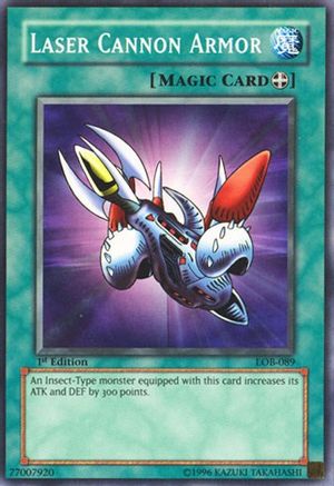 Laser Cannon Armor (LOB-089) - The Legend of Blue Eyes White Dragon 1st Edition - Premium Yugioh Single from Konami - Just $20.18! Shop now at Game Crave Tournament Store