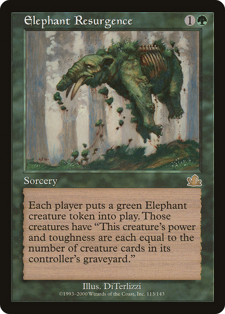 Elephant Resurgence (PCY-113) - Prophecy Foil - Premium MTG Single from Wizards of the Coast - Just $2.28! Shop now at Game Crave Tournament Store
