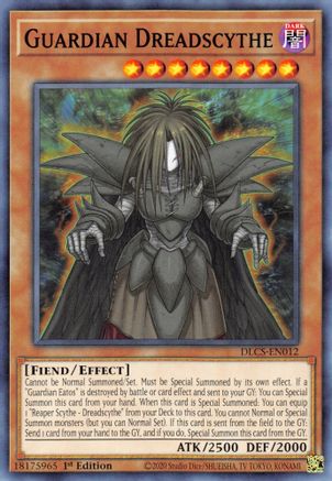 Guardian Dreadscythe (DLCS-EN012) - Dragons of Legend: The Complete Series 1st Edition - Premium Yugioh Single from Konami - Just $0.25! Shop now at Game Crave Tournament Store