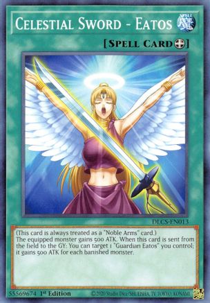 Celestial Sword - Eatos (DLCS-EN013) - Dragons of Legend: The Complete Series 1st Edition - Premium Yugioh Single from Konami - Just $0.25! Shop now at Game Crave Tournament Store