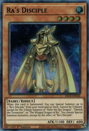 Ra's Disciple (DLCS-EN026) - Dragons of Legend: The Complete Series 1st Edition - Premium Yugioh Single from Konami - Just $0.36! Shop now at Game Crave Tournament Store