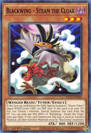 Blackwing - Steam the Cloak (DLCS-EN030) - Dragons of Legend: The Complete Series 1st Edition - Premium Yugioh Single from Konami - Just $0.34! Shop now at Game Crave Tournament Store