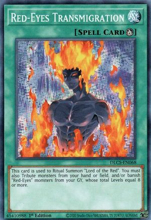 Red-Eyes Transmigration (DLCS-EN068) - Dragons of Legend: The Complete Series 1st Edition - Premium Yugioh Single from Konami - Just $0.24! Shop now at Game Crave Tournament Store