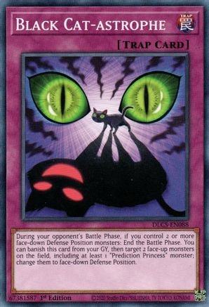 Black Cat-astrophe (DLCS-EN088) - Dragons of Legend: The Complete Series 1st Edition - Premium Yugioh Single from Konami - Just $0.25! Shop now at Game Crave Tournament Store