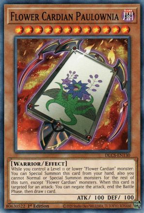 Flower Cardian Paulownia (DLCS-EN130) - Dragons of Legend: The Complete Series 1st Edition - Premium Yugioh Single from Konami - Just $0.25! Shop now at Game Crave Tournament Store