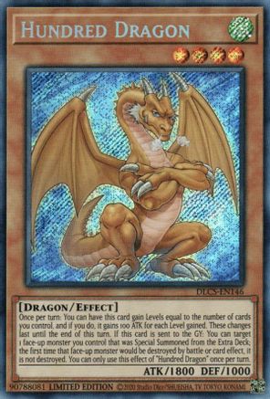Hundred Dragon (DLCS-EN146) - Dragons of Legend: The Complete Series Limited - Premium Yugioh Single from Konami - Just $1.77! Shop now at Game Crave Tournament Store