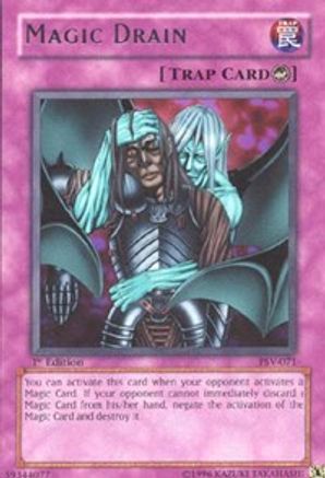 Magic Drain (PSV-071) - Pharaoh's Servant 1st Edition - Premium Yugioh Single from Konami - Just $0.73! Shop now at Game Crave Tournament Store