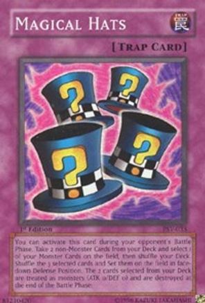 Magical Hats (PSV-033) - Pharaoh's Servant 1st Edition - Premium Yugioh Single from Konami - Just $10.05! Shop now at Game Crave Tournament Store