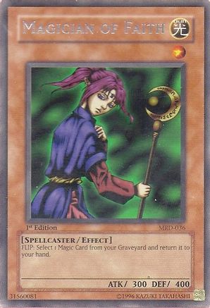 Magician of Faith (MRD-036) - Metal Raiders Unlimited - Premium Yugioh Single from Konami - Just $1.13! Shop now at Game Crave Tournament Store