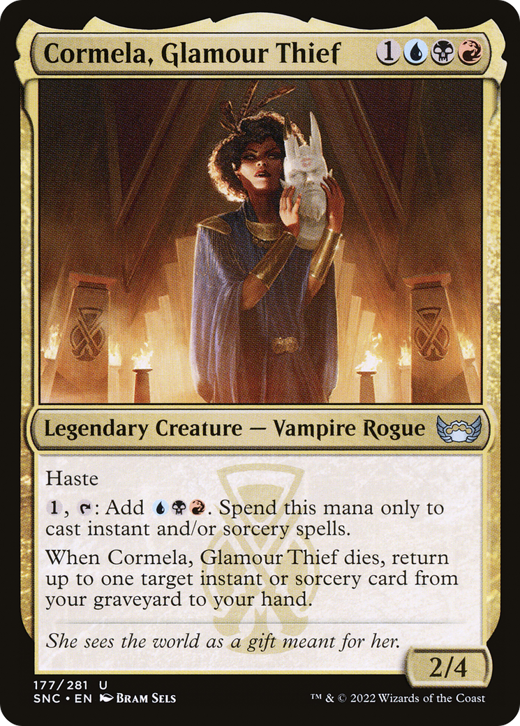 Cormela, Glamour Thief (SNC-177) - Streets of New Capenna Foil - Premium MTG Single from Wizards of the Coast - Just $0.08! Shop now at Game Crave Tournament Store