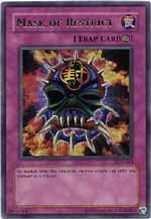 Mask of Restrict (LON-018) - Labyrinth of Nightmare 1st Edition - Premium Yugioh Single from Konami - Just $51.64! Shop now at Game Crave Tournament Store