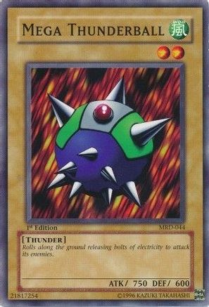 Mega Thunderball (MRD-044) - Metal Raiders 1st Edition - Premium Yugioh Single from Konami - Just $0.74! Shop now at Game Crave Tournament Store