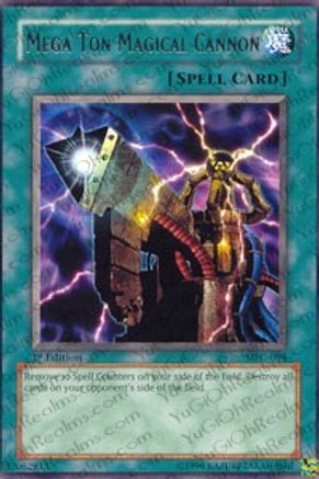 Mega Ton Magical Cannon (MFC-094) - Magician's Force Unlimited - Premium Yugioh Single from Konami - Just $0.32! Shop now at Game Crave Tournament Store
