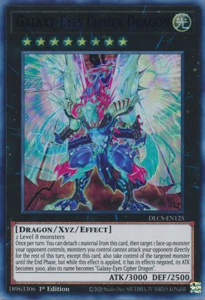Galaxy-Eyes Cipher Dragon (Blue) (DLCS-EN125) - Dragons of Legend: The Complete Series 1st Edition - Premium Yugioh Single from Konami - Just $1.57! Shop now at Game Crave Tournament Store