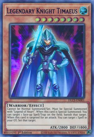 Legendary Knight Timaeus (Purple) (DLCS-EN001) - Dragons of Legend: The Complete Series 1st Edition - Premium Yugioh Single from Konami - Just $0.26! Shop now at Game Crave Tournament Store