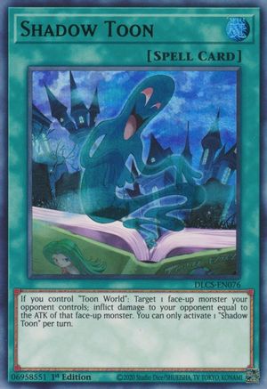 Shadow Toon (Green) (DLCS-EN076) - Dragons of Legend: The Complete Series 1st Edition - Premium Yugioh Single from Konami - Just $0.48! Shop now at Game Crave Tournament Store