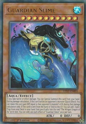 Guardian Slime (LED7-EN003) - Legendary Duelists: Rage of Ra Unlimited - Premium Yugioh Single from Konami - Just $13.89! Shop now at Game Crave Tournament Store