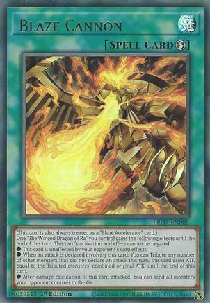 Blaze Cannon (LED7-EN005) - Legendary Duelists: Rage of Ra Unlimited - Premium Yugioh Single from Konami - Just $2.98! Shop now at Game Crave Tournament Store